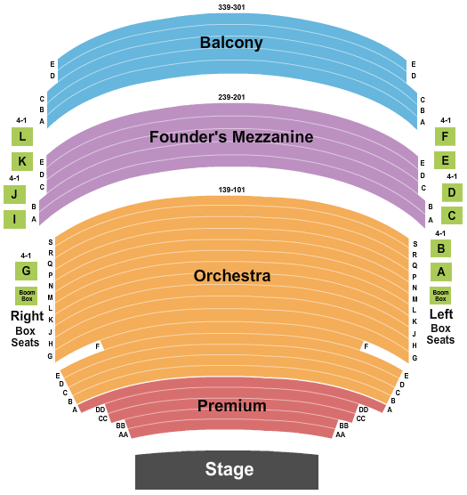 Mccallum Theatre Josh Groban Seating Chart